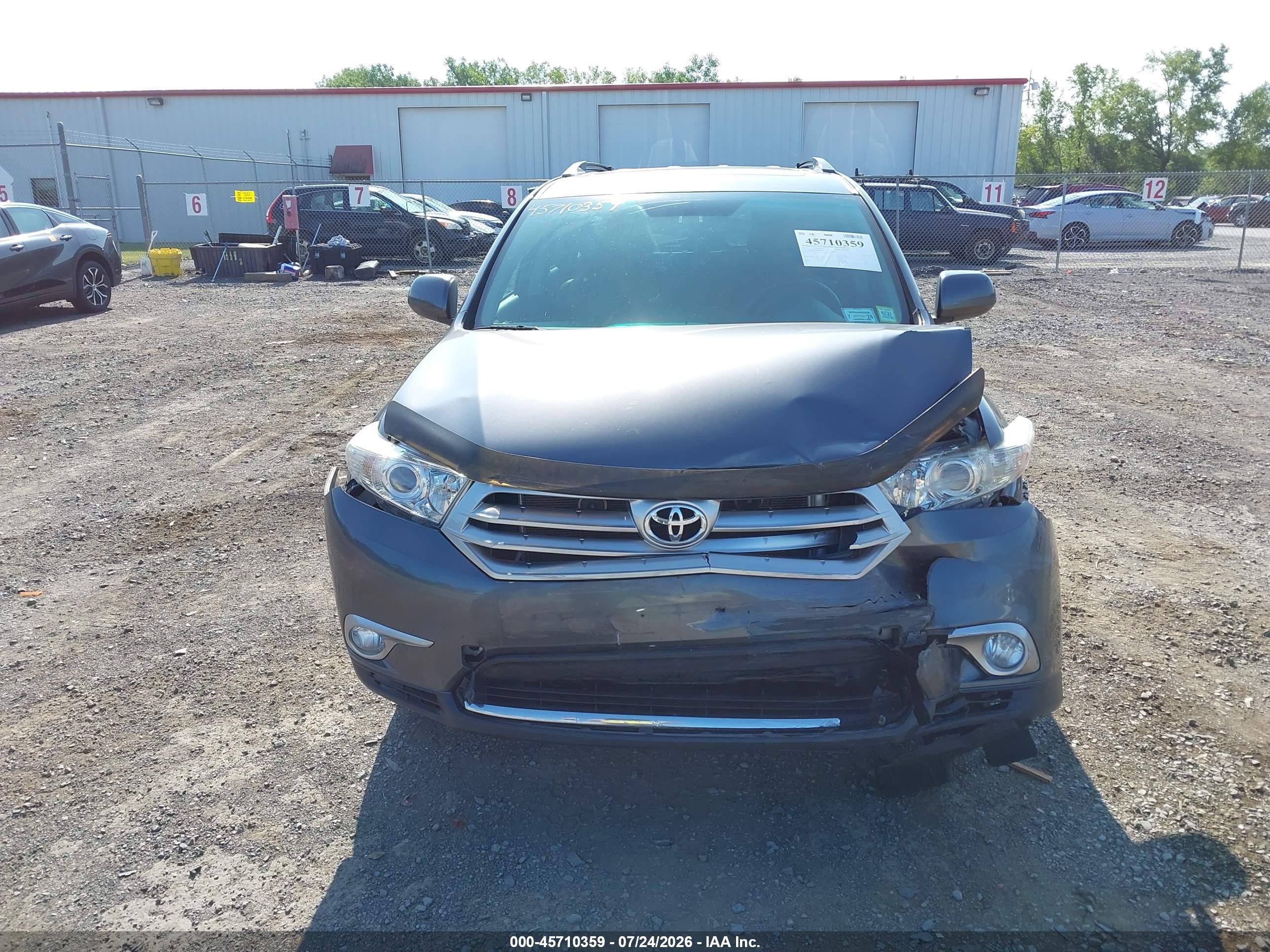 2011 Toyota Highlander Se V6 Gray vin: 5TDBK3EH8BS083910