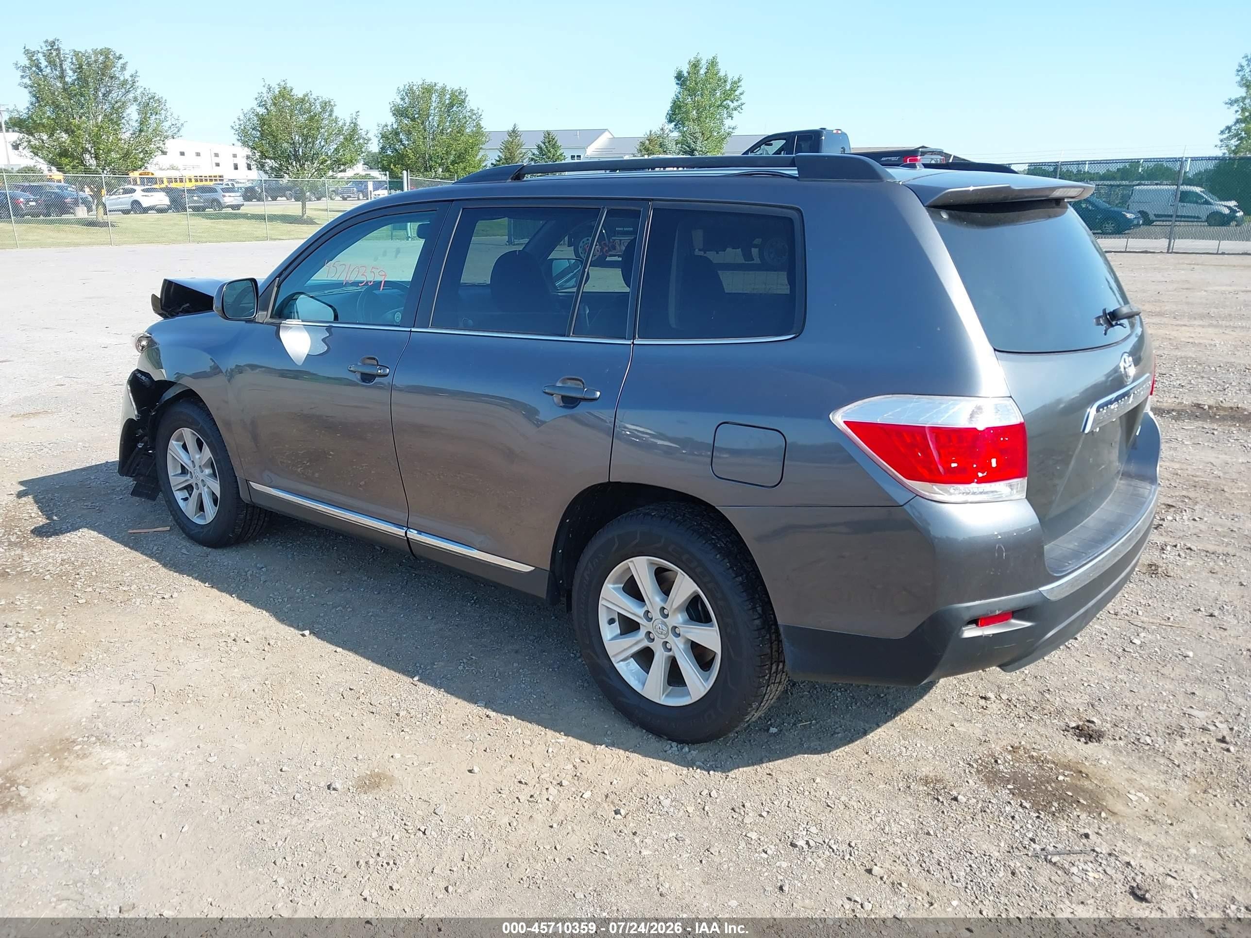 2011 Toyota Highlander Se V6 Gray vin: 5TDBK3EH8BS083910