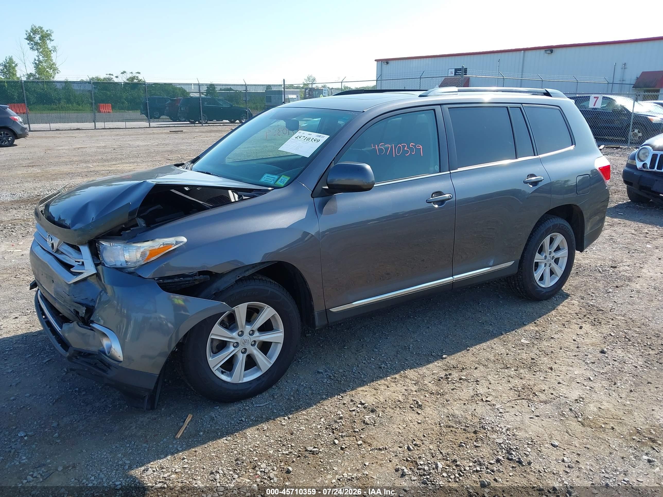 2011 Toyota Highlander Se V6 Gray vin: 5TDBK3EH8BS083910
