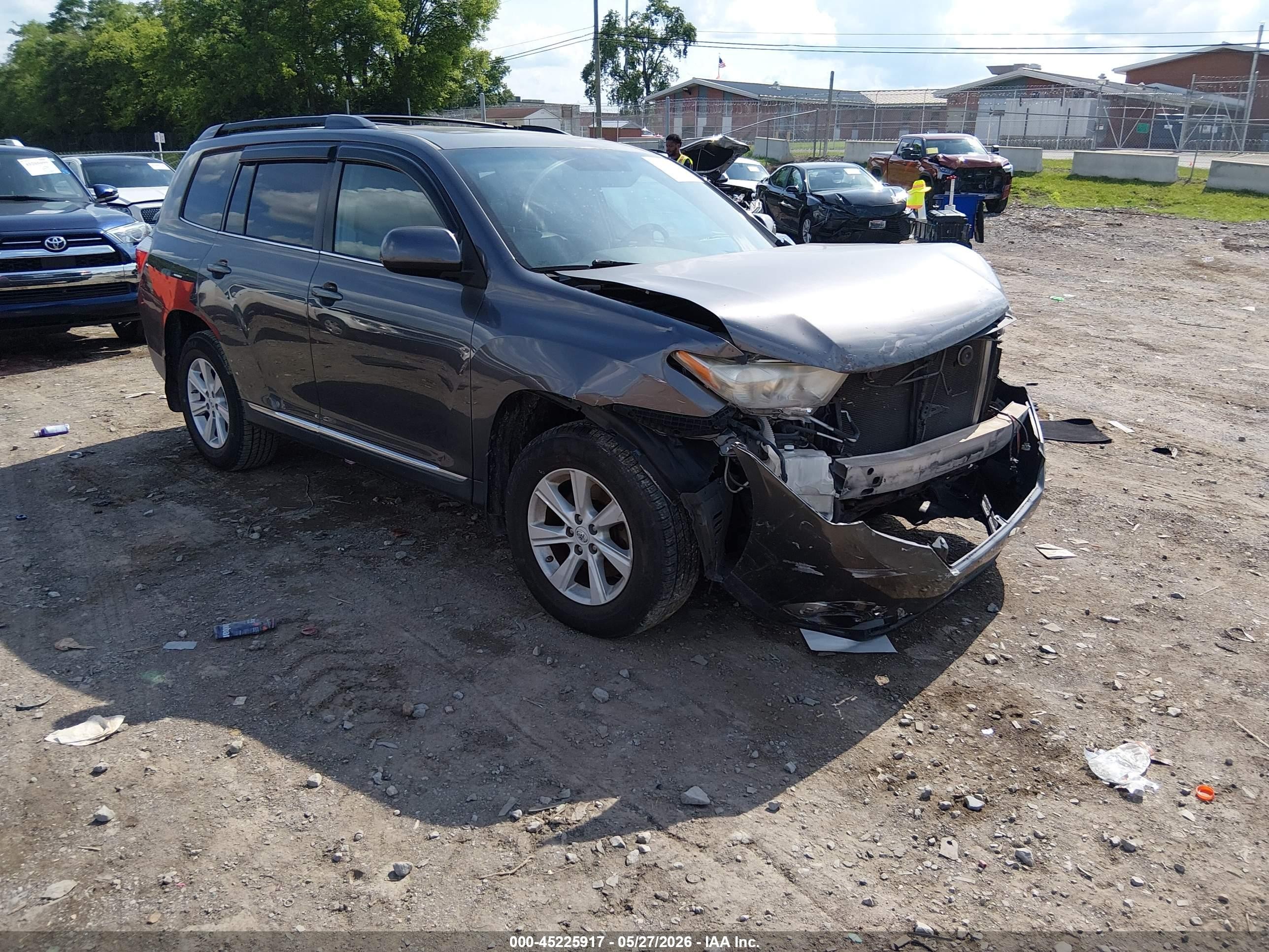 2011 Toyota Highlander Se V6 Gray vin: 5TDBK3EH8BS087973