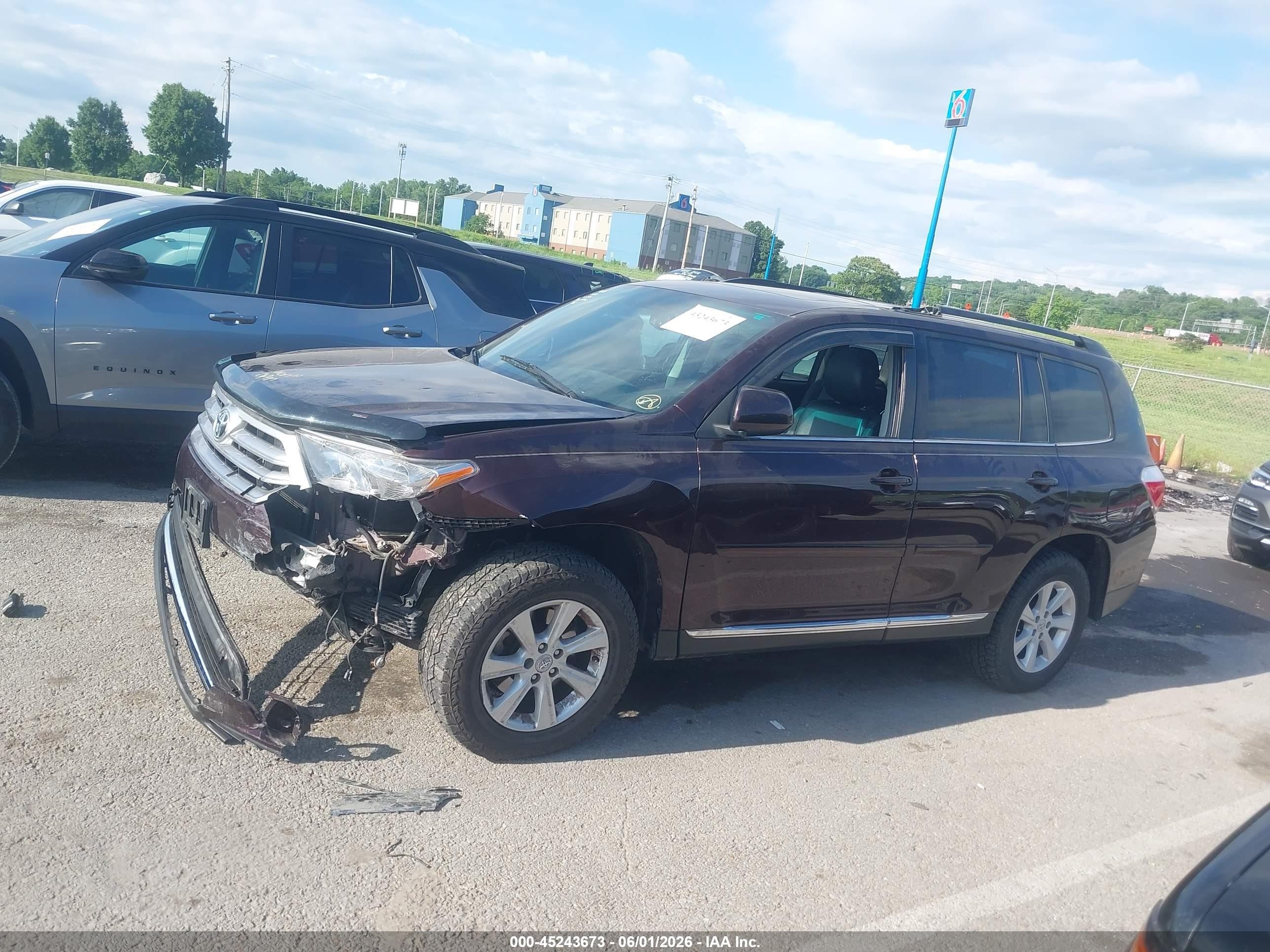 2012 Toyota Highlander Se V6 Burgundy vin: 5TDBK3EH8CS133402