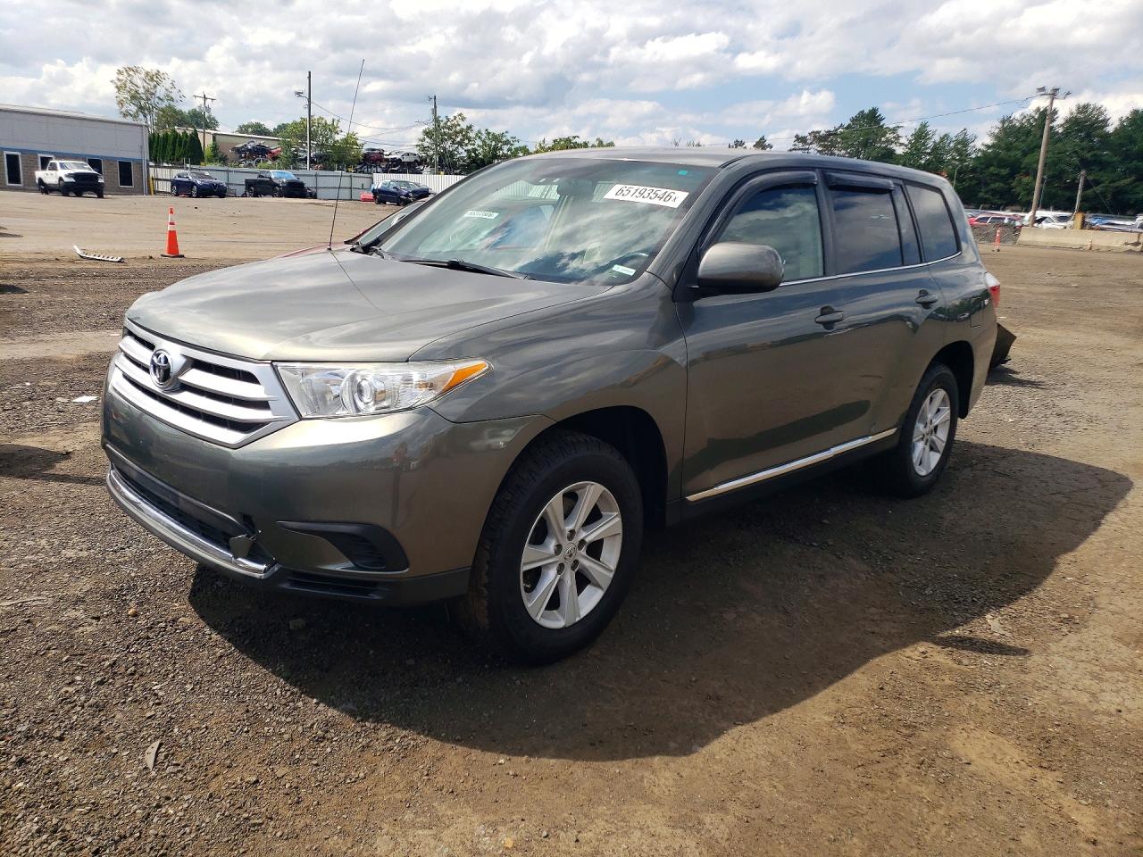 2012 Toyota Highlander Base Charcoal vin: 5TDBK3EH8CS144142