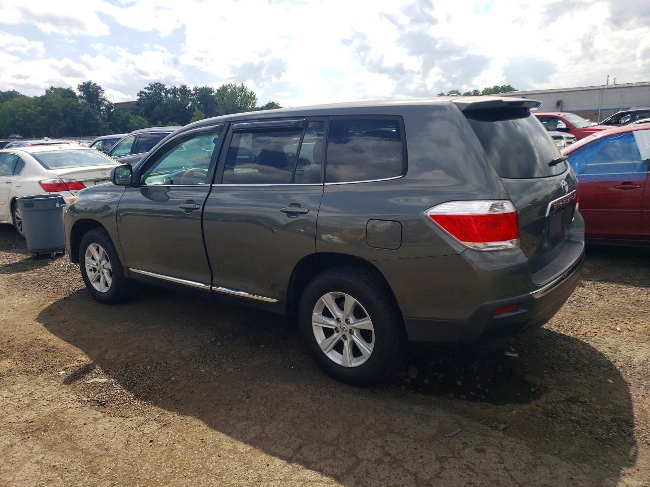 2012 Toyota Highlander Base Charcoal vin: 5TDBK3EH8CS144142