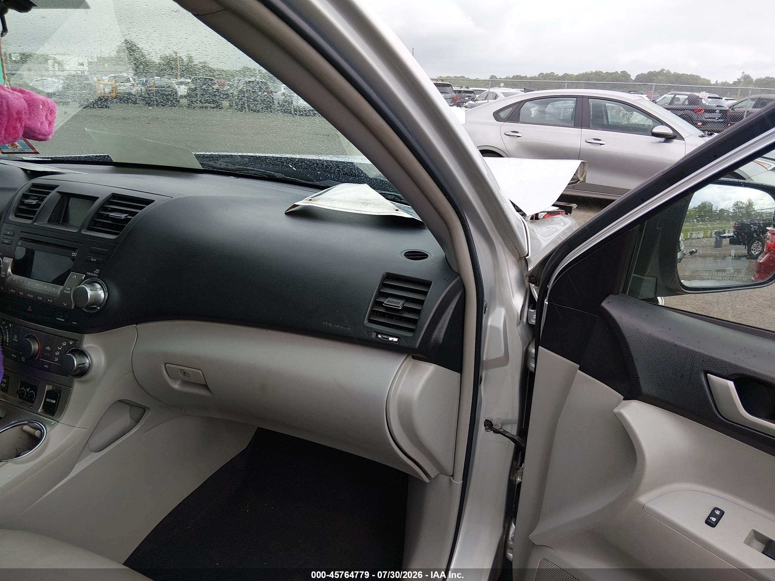 2012 Toyota Highlander Se Серый vin: 5TDBK3EH8CS145825