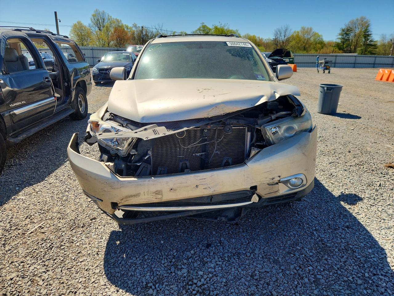 2012 Toyota Highlander Se Gold vin: 5TDBK3EH8CS147591