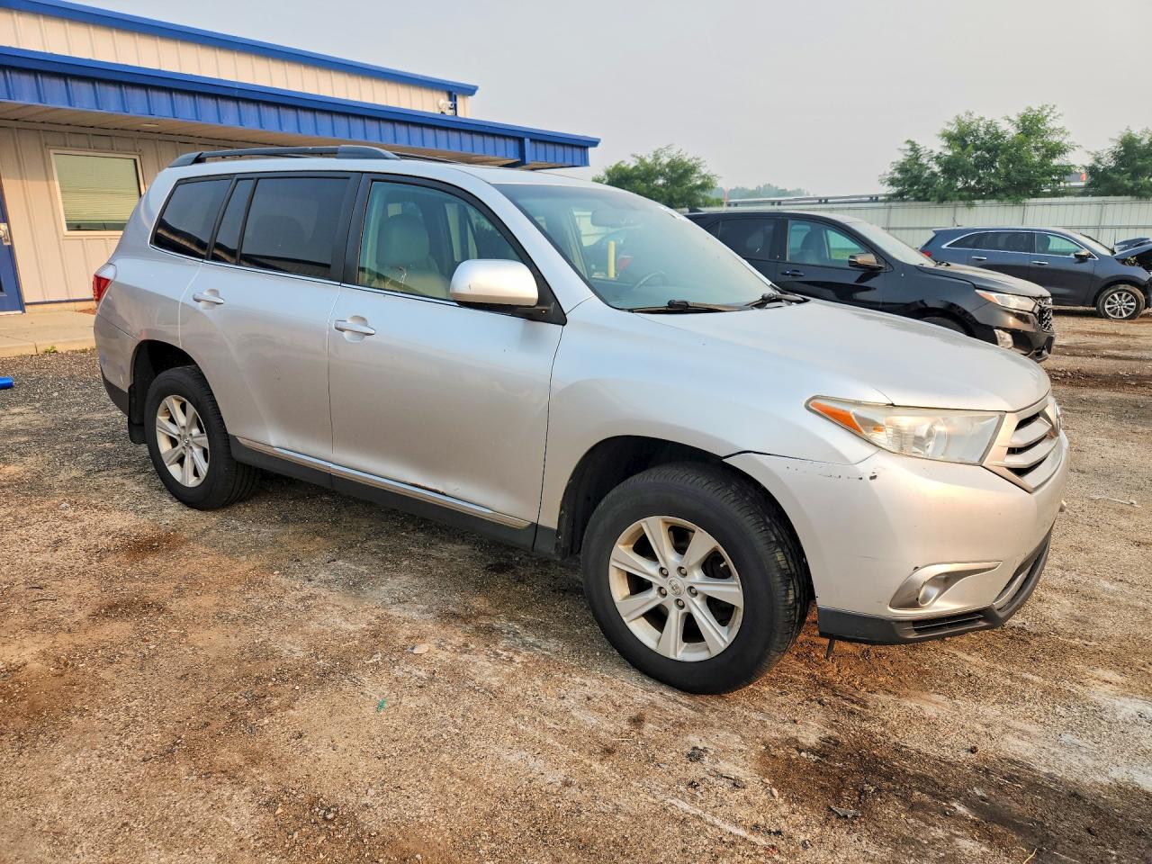 2012 Toyota Highlander Se Серебряный vin: 5TDBK3EH8CS156839