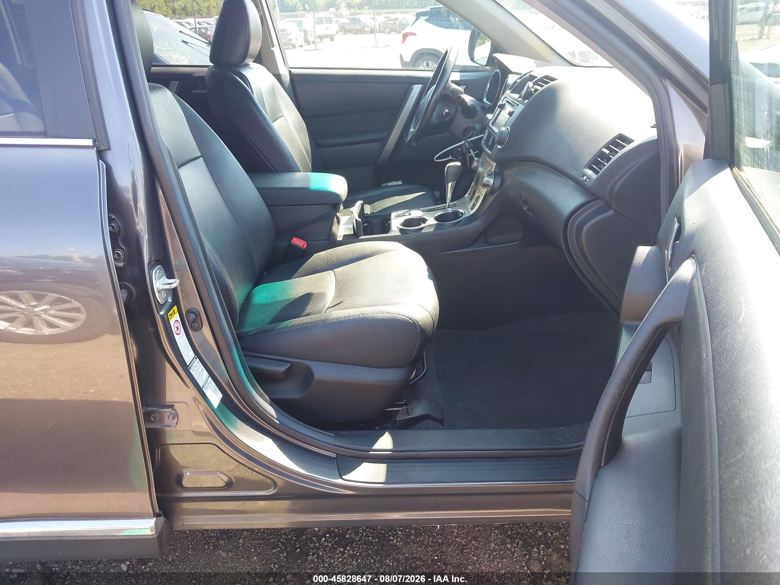 2013 Toyota Highlander Se V6 Gray vin: 5TDBK3EH8DS185811