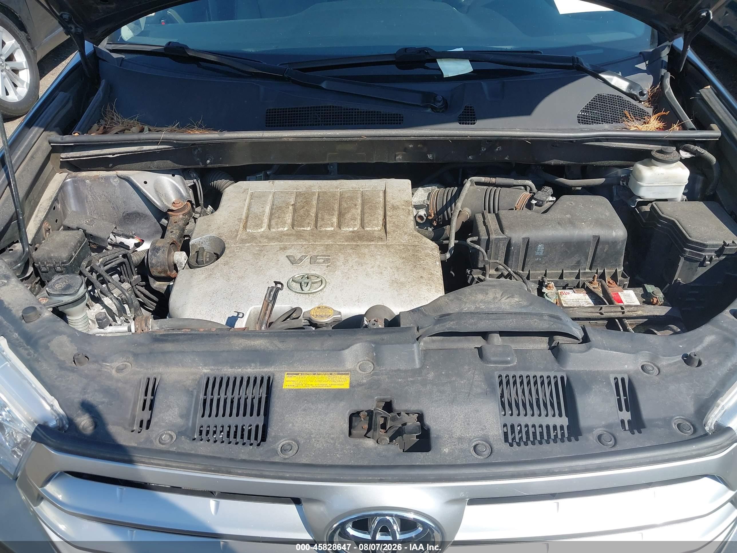 2013 Toyota Highlander Se V6 Gray vin: 5TDBK3EH8DS185811