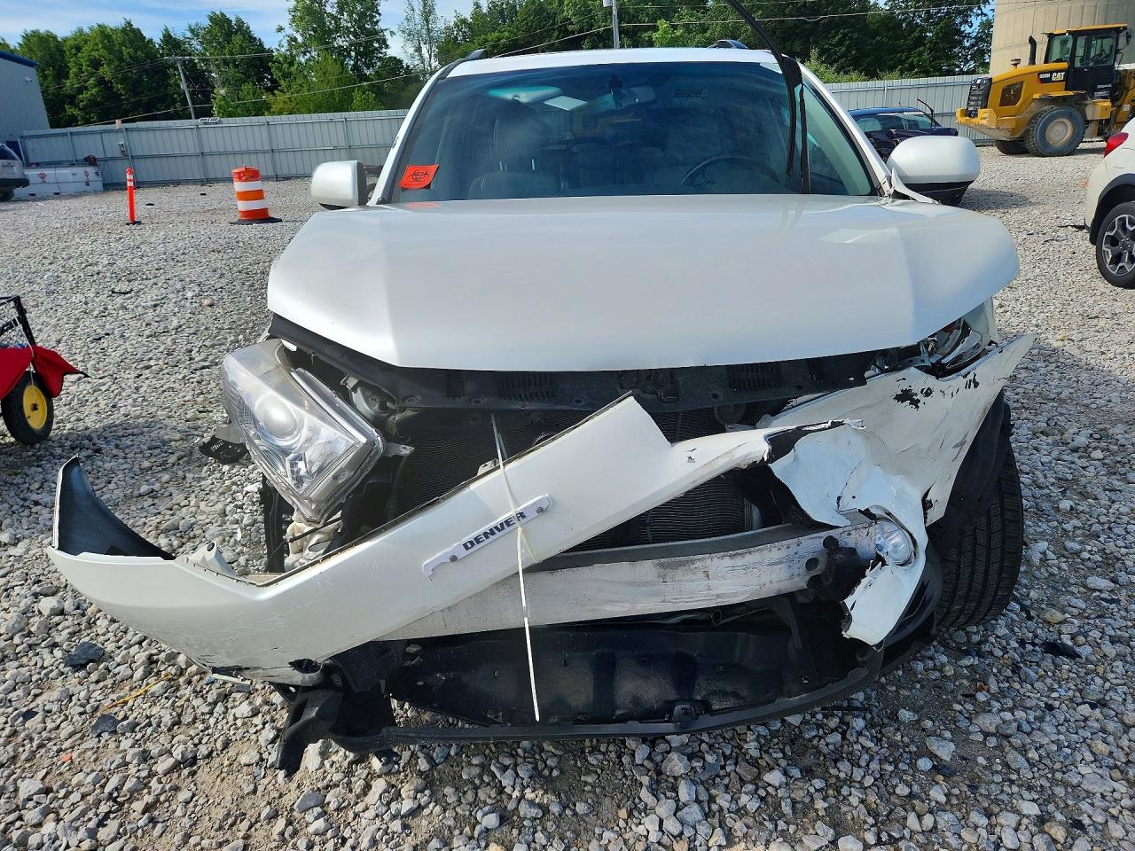 2013 Toyota Highlander Se White vin: 5TDBK3EH8DS189695