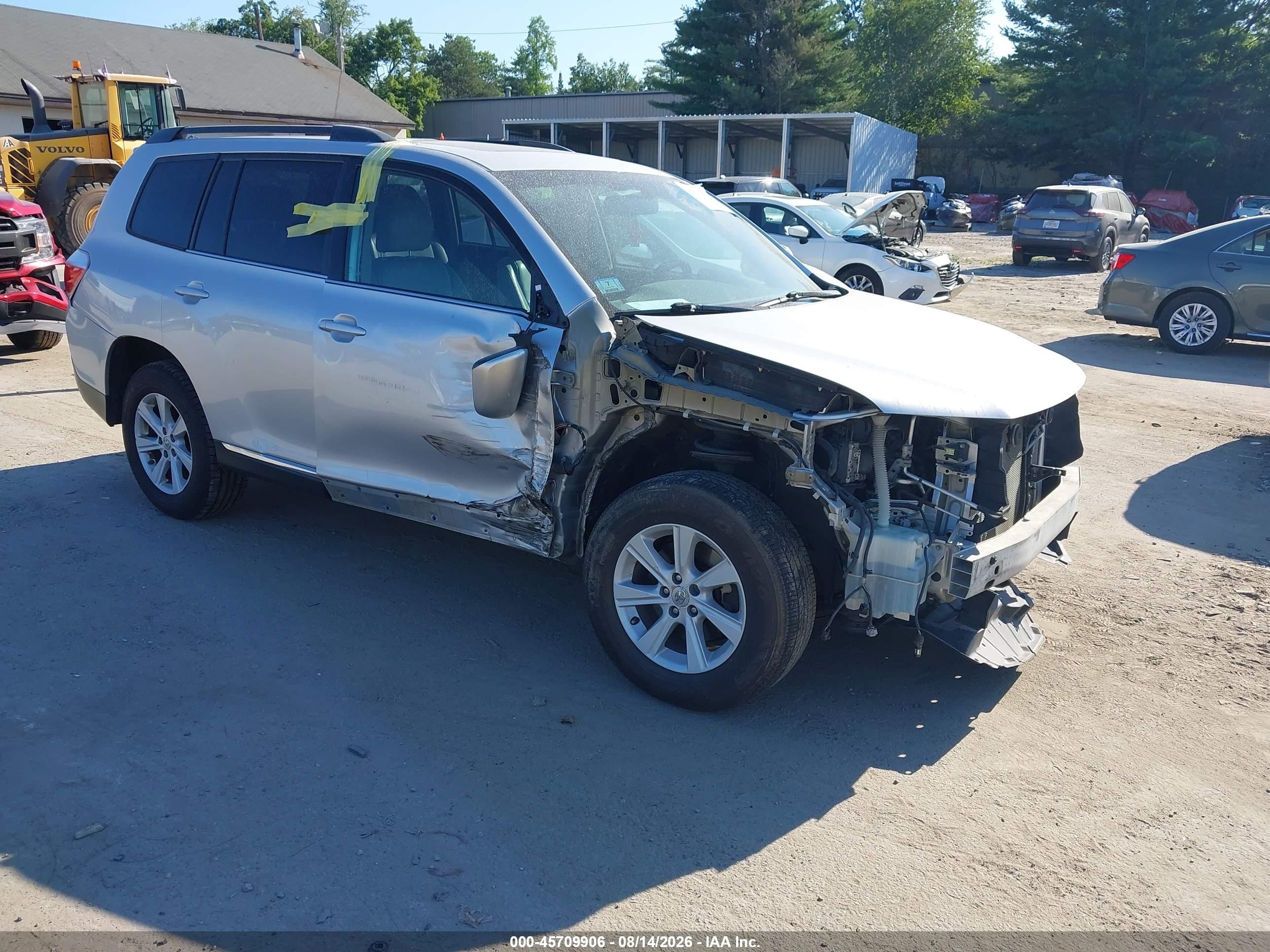 2013 Toyota Highlander Se V6 Silver vin: 5TDBK3EH8DS197683