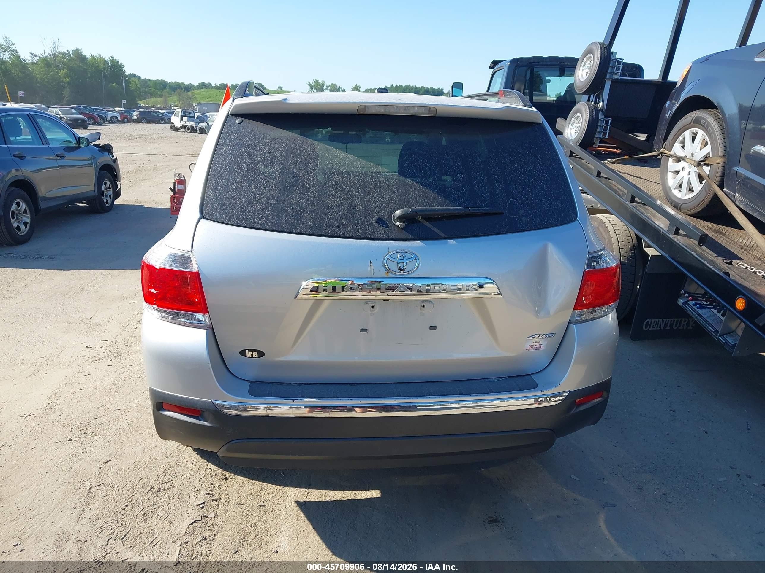 2013 Toyota Highlander Se V6 Серебряный vin: 5TDBK3EH8DS197683