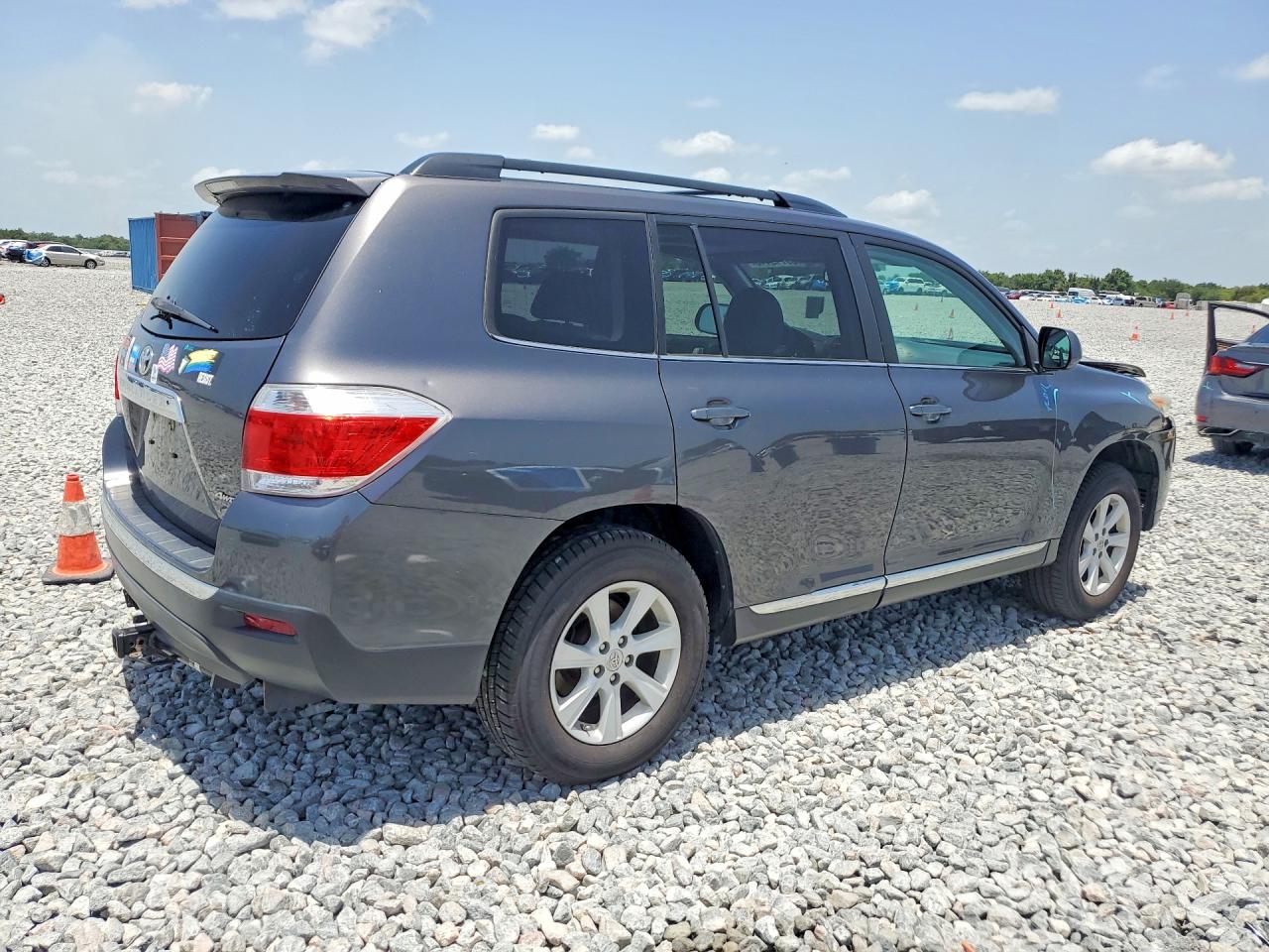 2013 Toyota Highlander Se Gray vin: 5TDBK3EH8DS208245