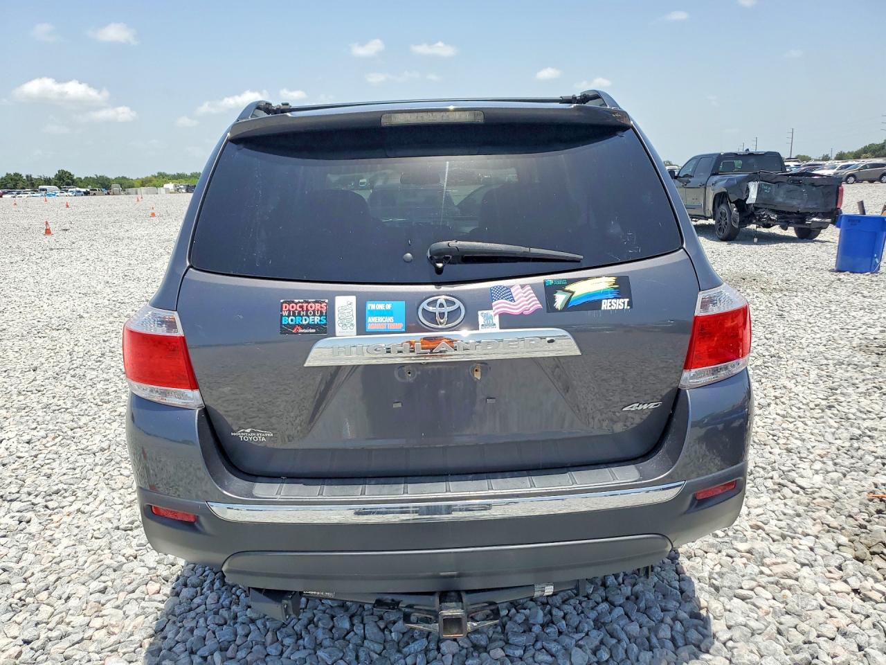 2013 Toyota Highlander Se Gray vin: 5TDBK3EH8DS208245
