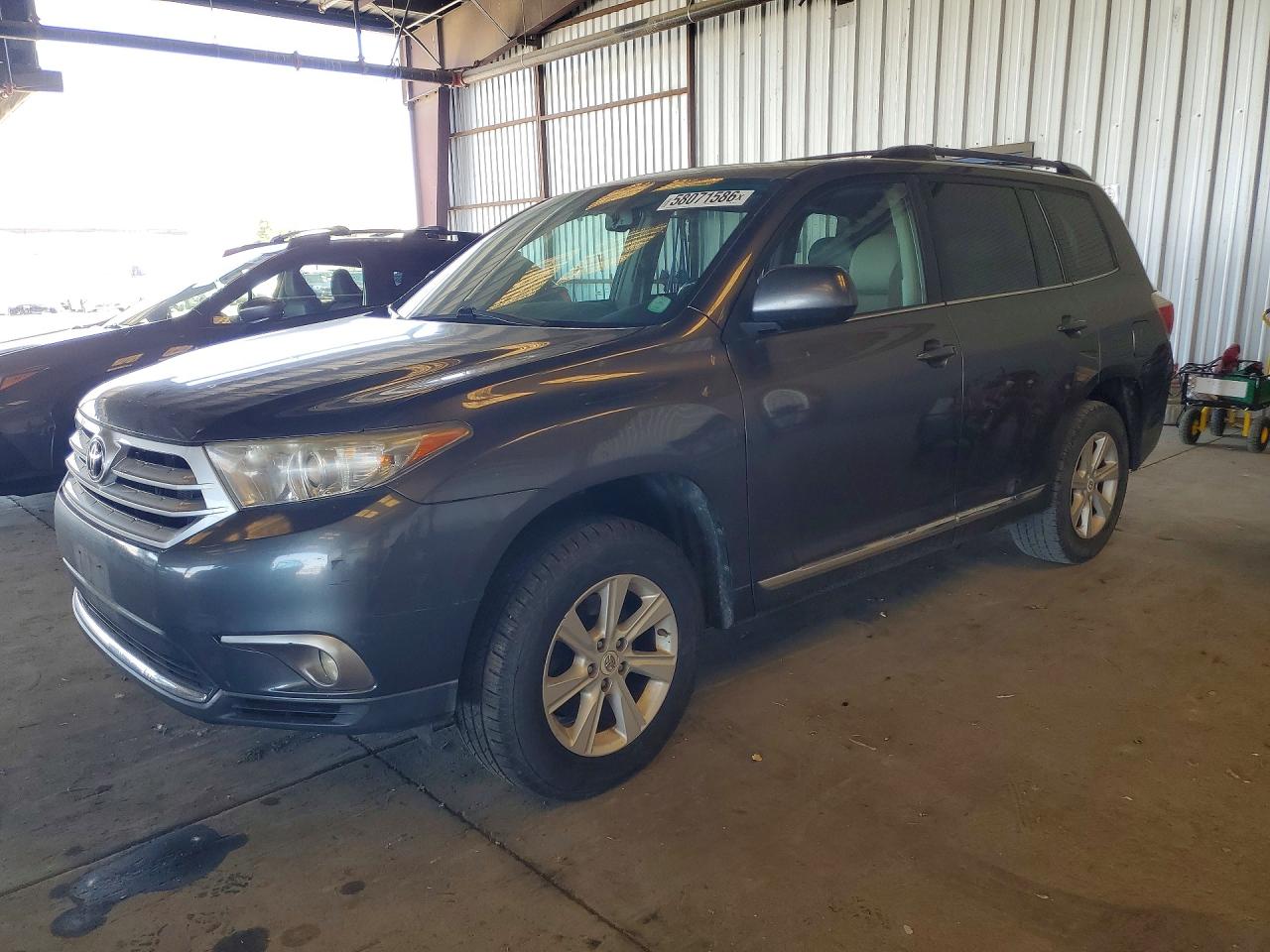 2011 Toyota Highlander Se Gray vin: 5TDBK3EH9BS065707