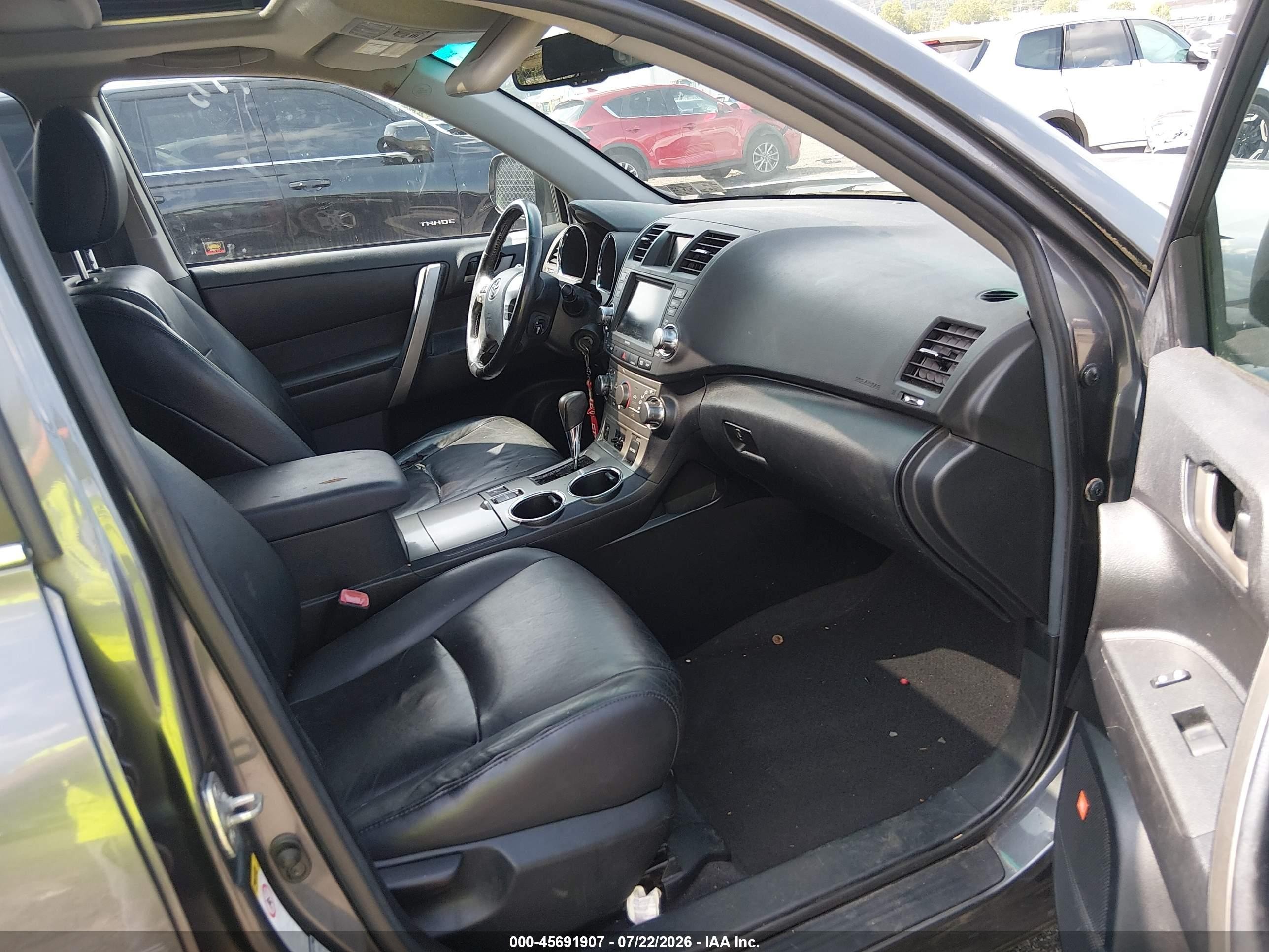 2011 Toyota Highlander Se V6 Gray vin: 5TDBK3EH9BS067294