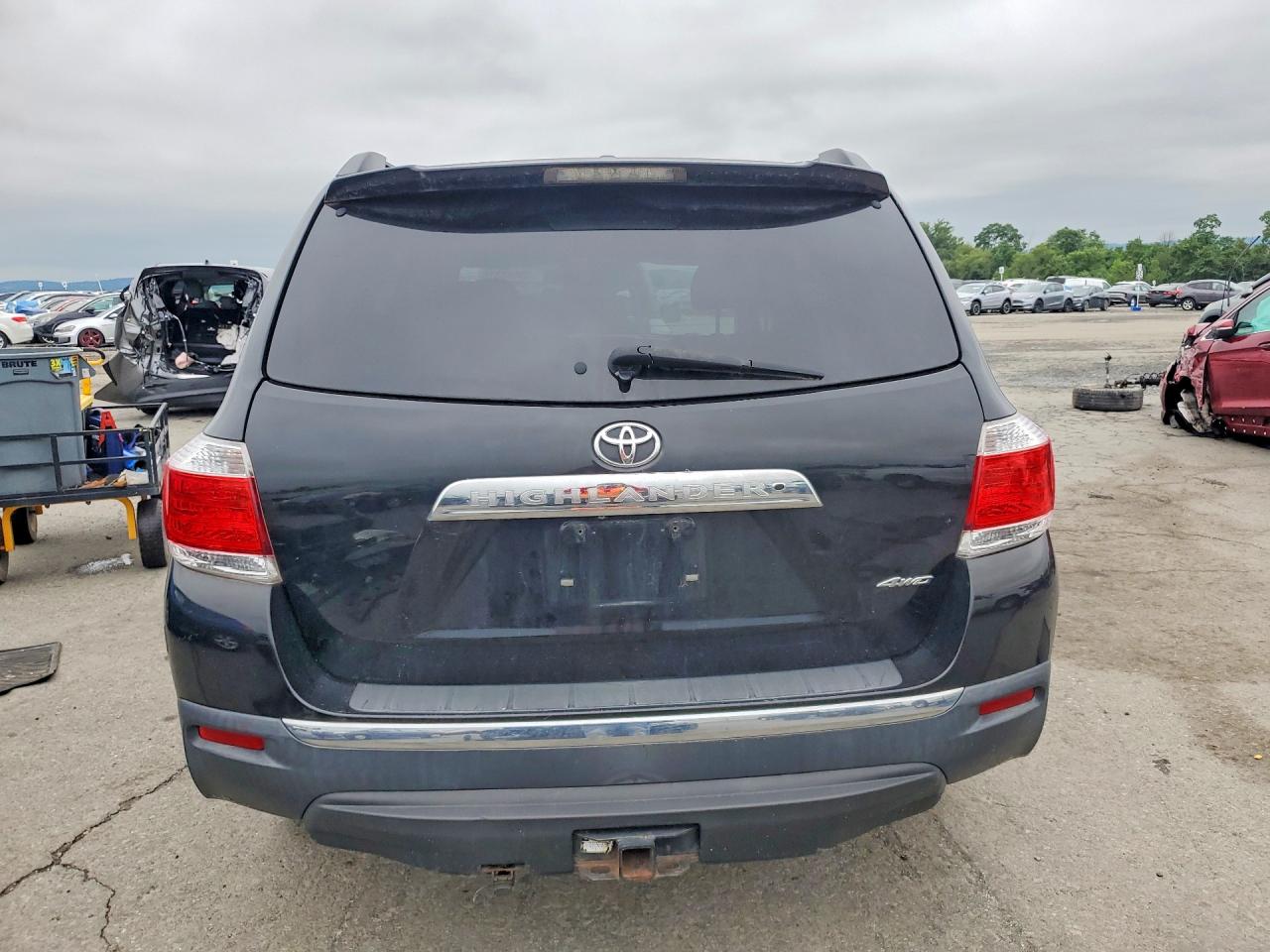 2012 Toyota Highlander Se Black vin: 5TDBK3EH9CS099244