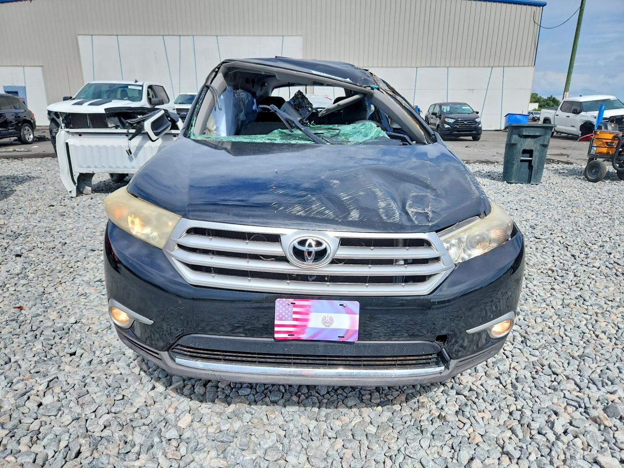 2012 Toyota Highlander Base Black vin: 5TDBK3EH9CS143050