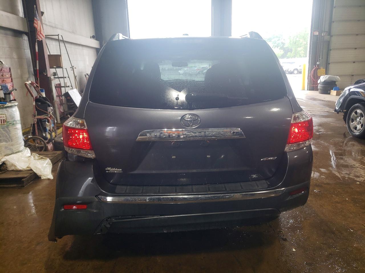 2012 Toyota Highlander Se Gray vin: 5TDBK3EH9CS157241