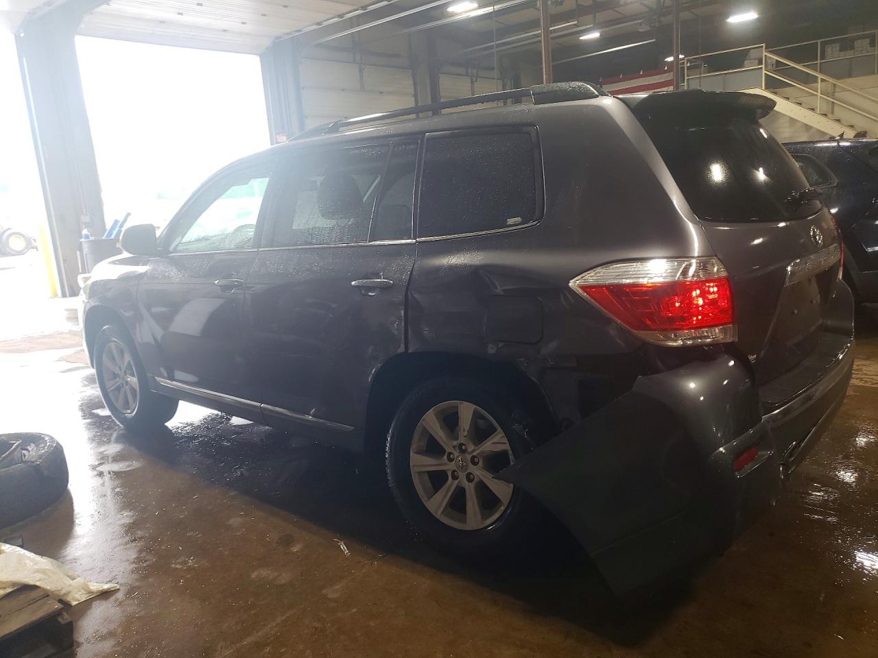 2012 Toyota Highlander Se Gray vin: 5TDBK3EH9CS157241