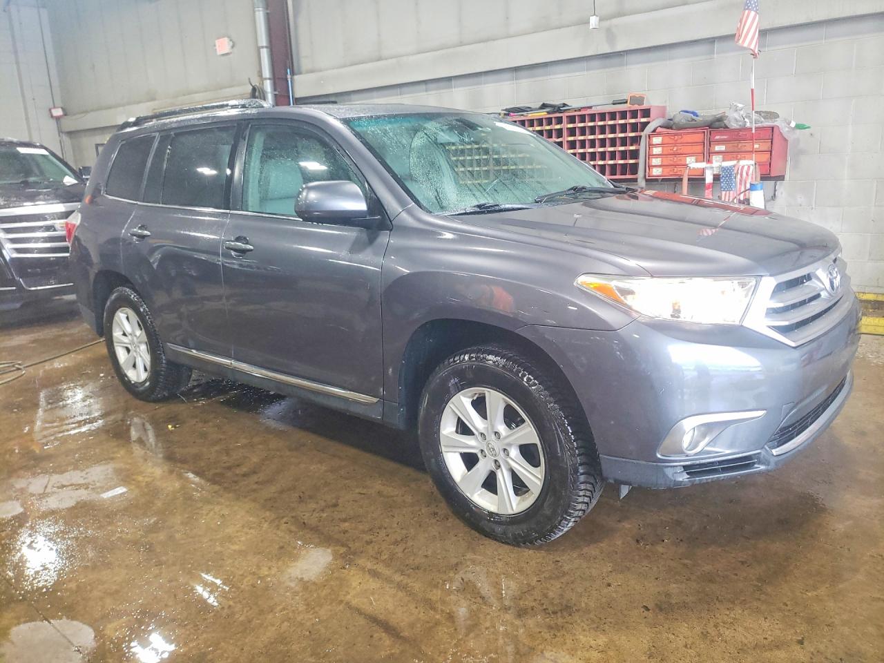 2012 Toyota Highlander Se Gray vin: 5TDBK3EH9CS157241