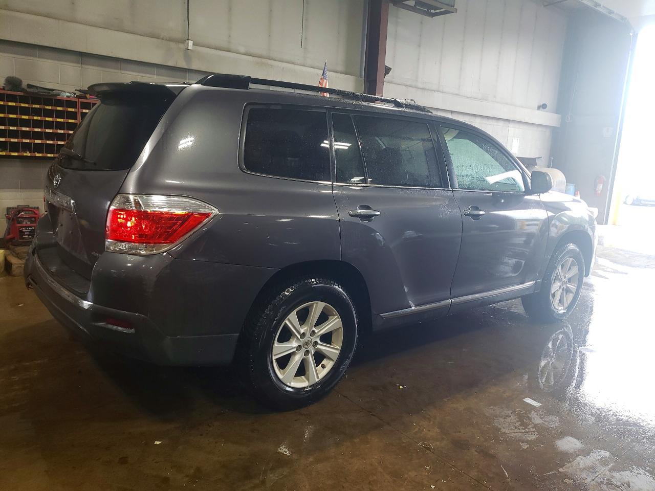 2012 Toyota Highlander Se Gray vin: 5TDBK3EH9CS157241