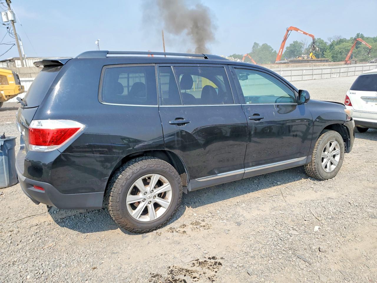 2012 Toyota Highlander Se Черный vin: 5TDBK3EH9CS172189