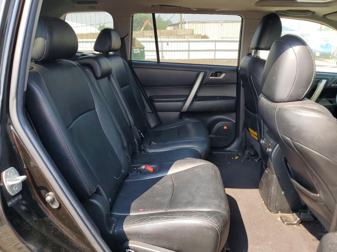 2012 Toyota Highlander Se Черный vin: 5TDBK3EH9CS172189