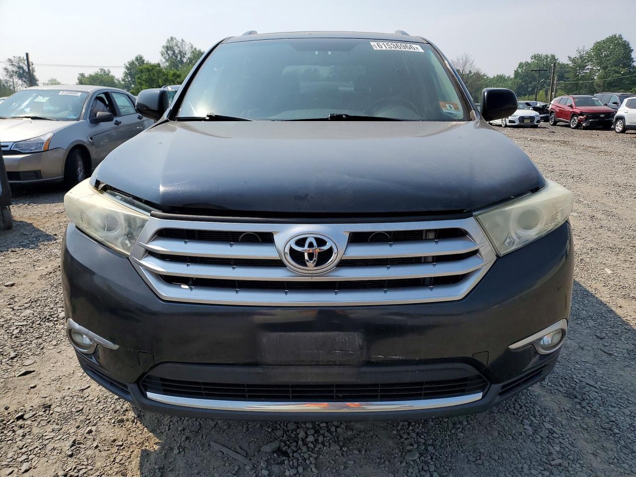 2012 Toyota Highlander Se Черный vin: 5TDBK3EH9CS172189