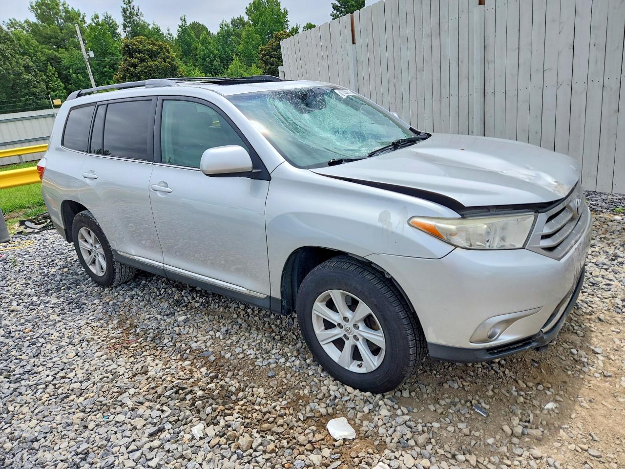 2013 Toyota Highlander Se Silver vin: 5TDBK3EH9DS184053
