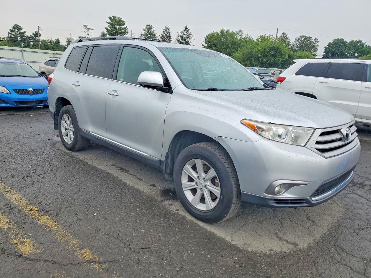 2013 Toyota Highlander Se Silver vin: 5TDBK3EH9DS199068