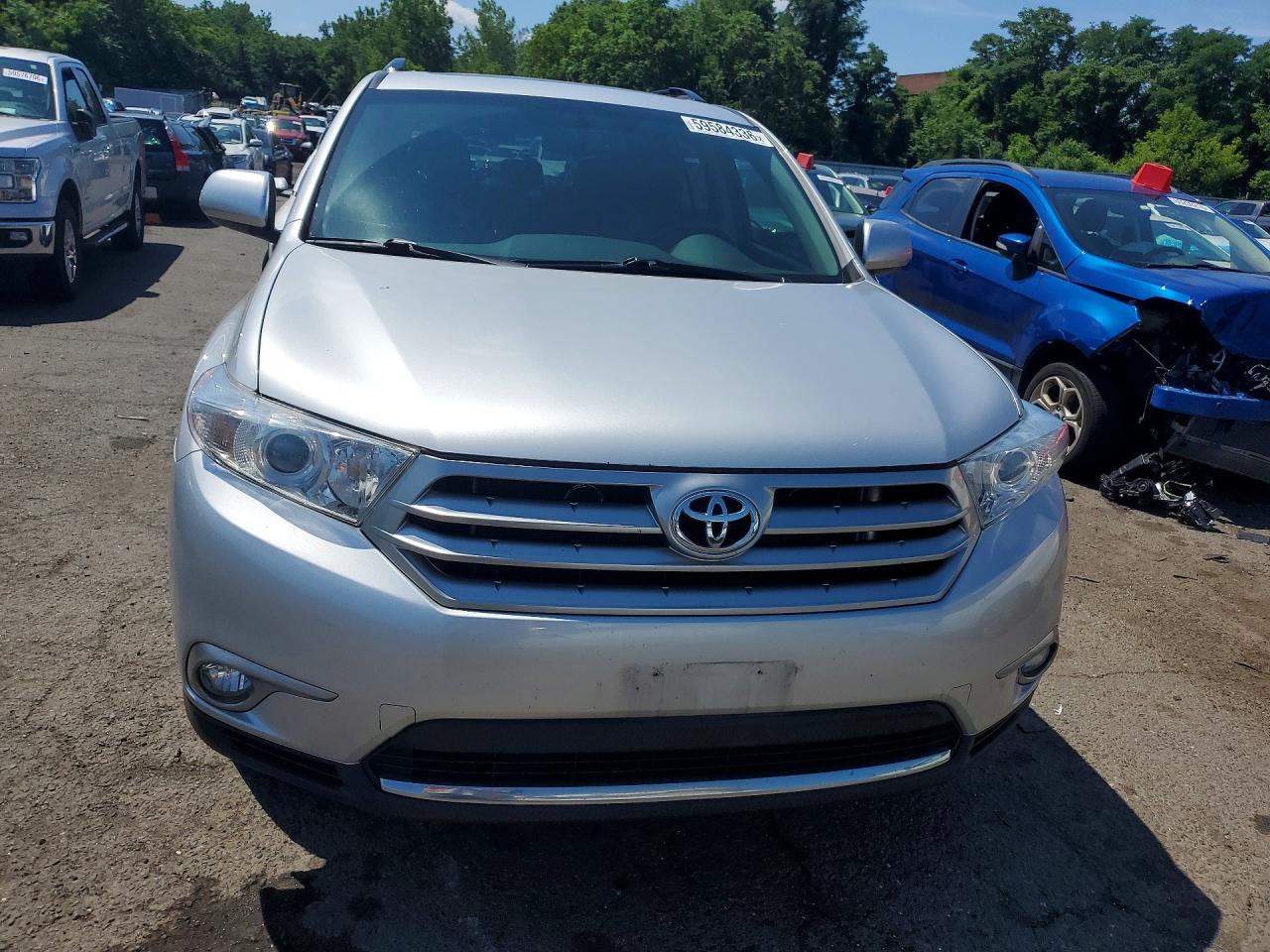 2013 Toyota Highlander Se Silver vin: 5TDBK3EH9DS205287