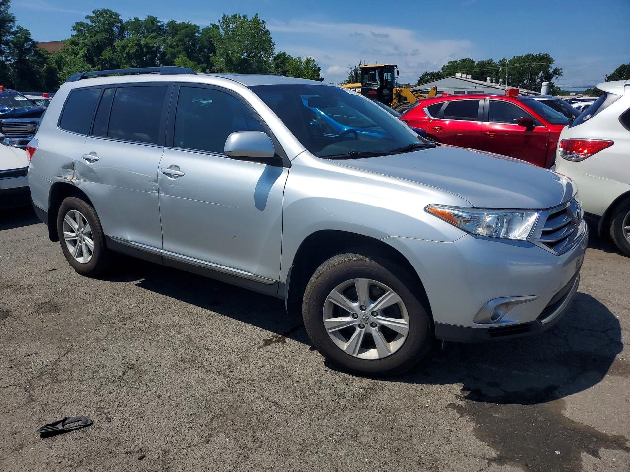 2013 Toyota Highlander Se Silver vin: 5TDBK3EH9DS205287