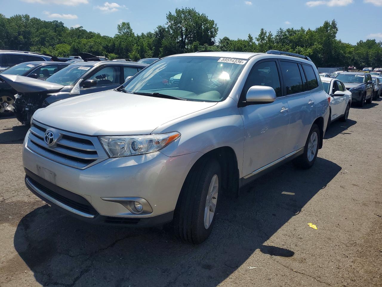 2013 Toyota Highlander Se Silver vin: 5TDBK3EH9DS205287