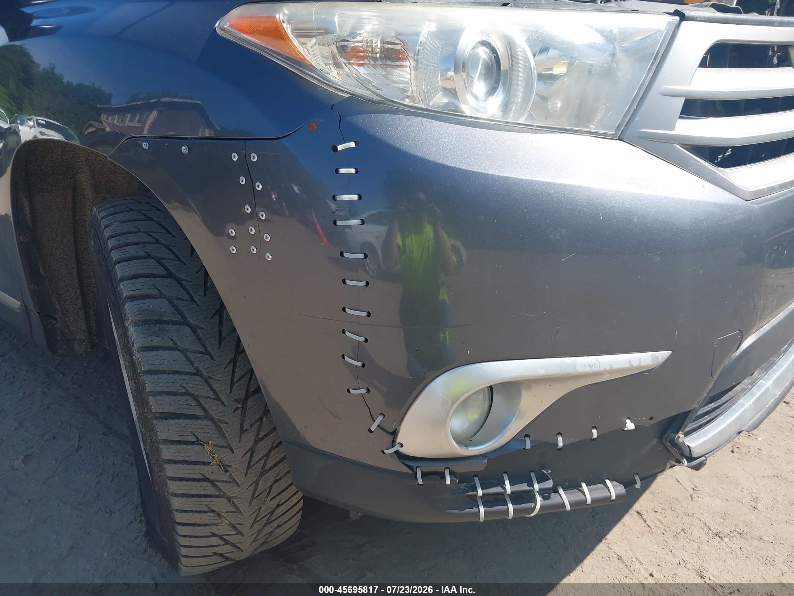 2013 Toyota Highlander Se V6 Black vin: 5TDBK3EH9DS230416