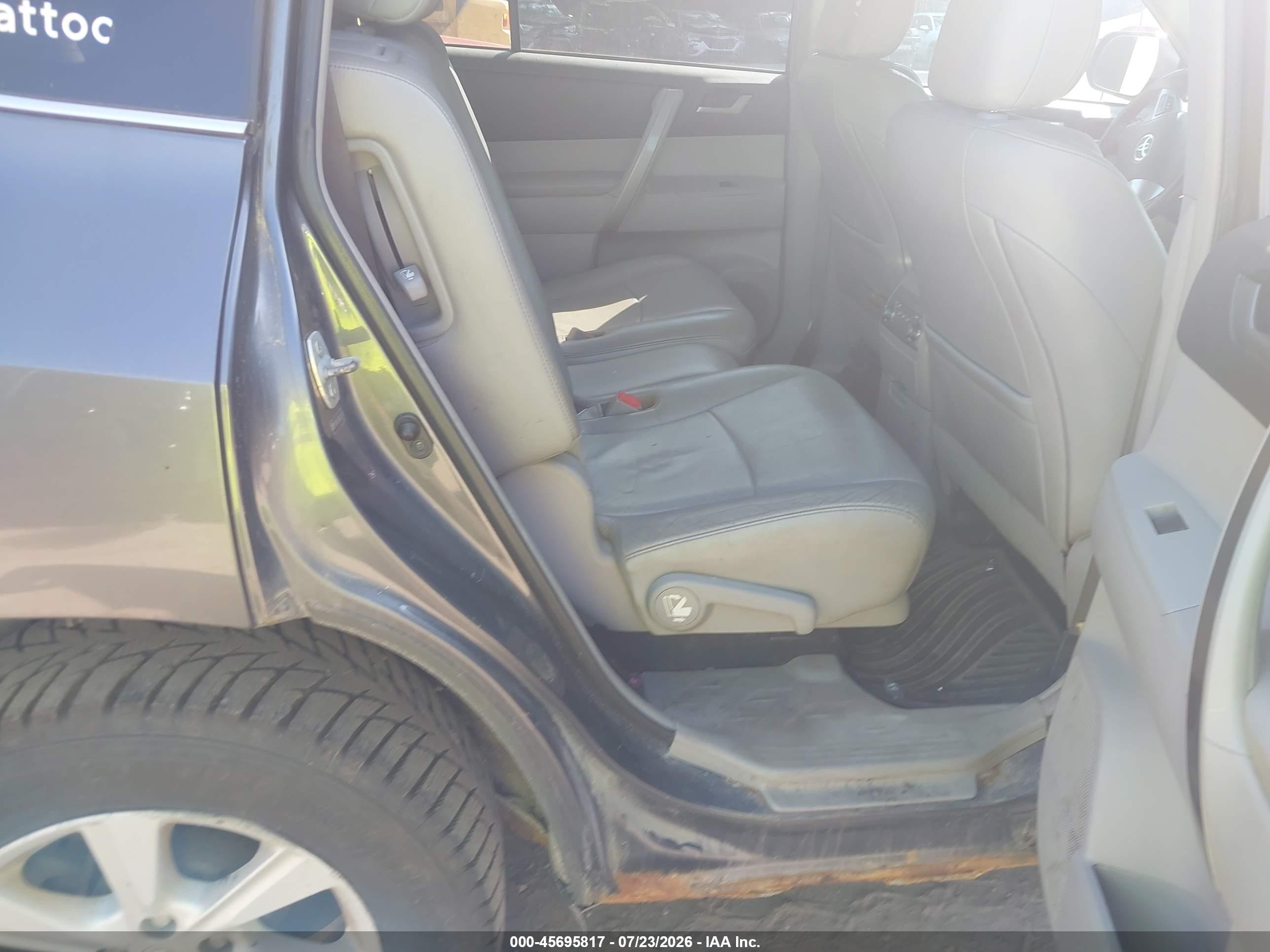 2013 Toyota Highlander Se V6 Black vin: 5TDBK3EH9DS230416