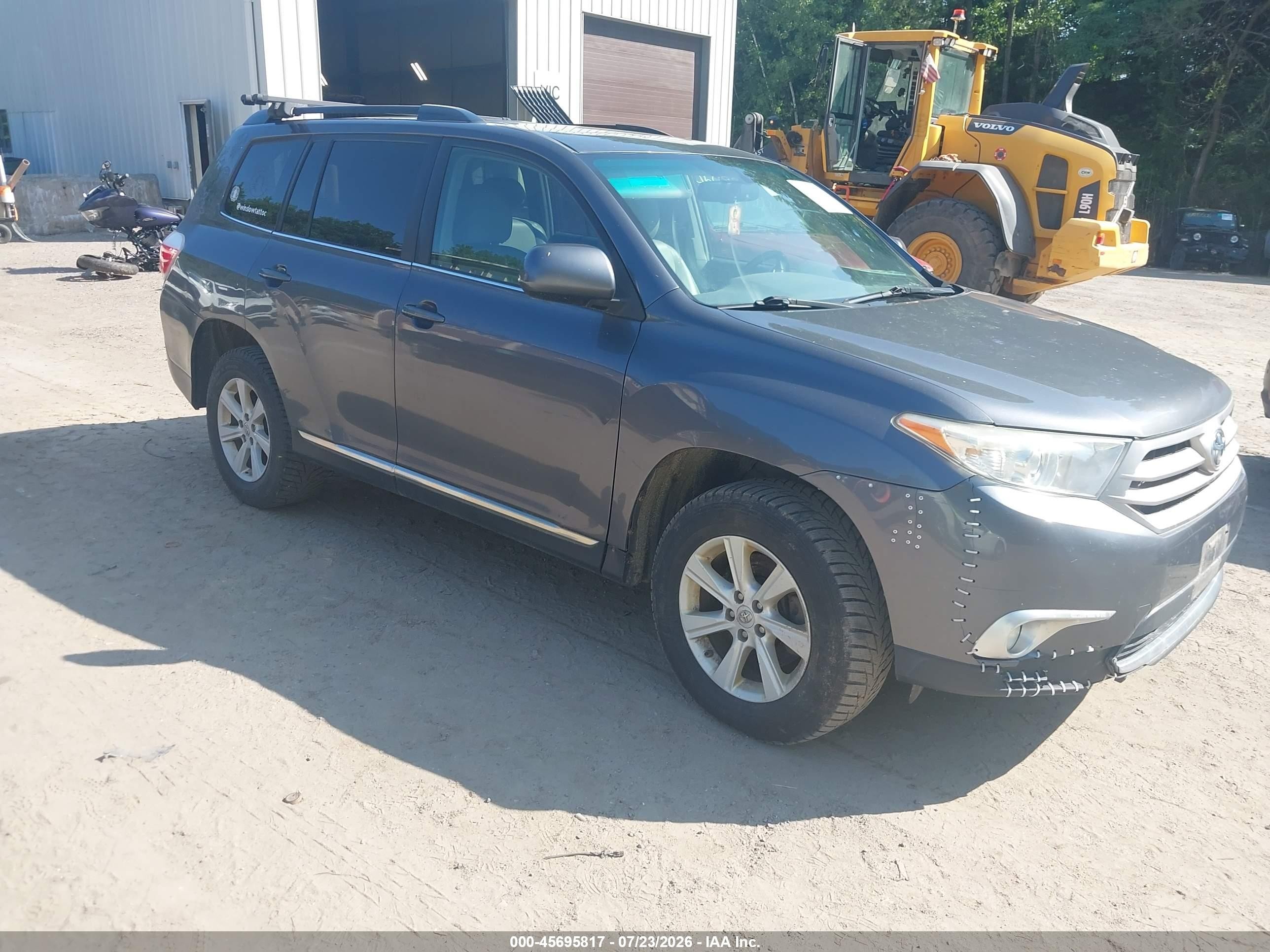 2013 Toyota Highlander Se V6 Black vin: 5TDBK3EH9DS230416
