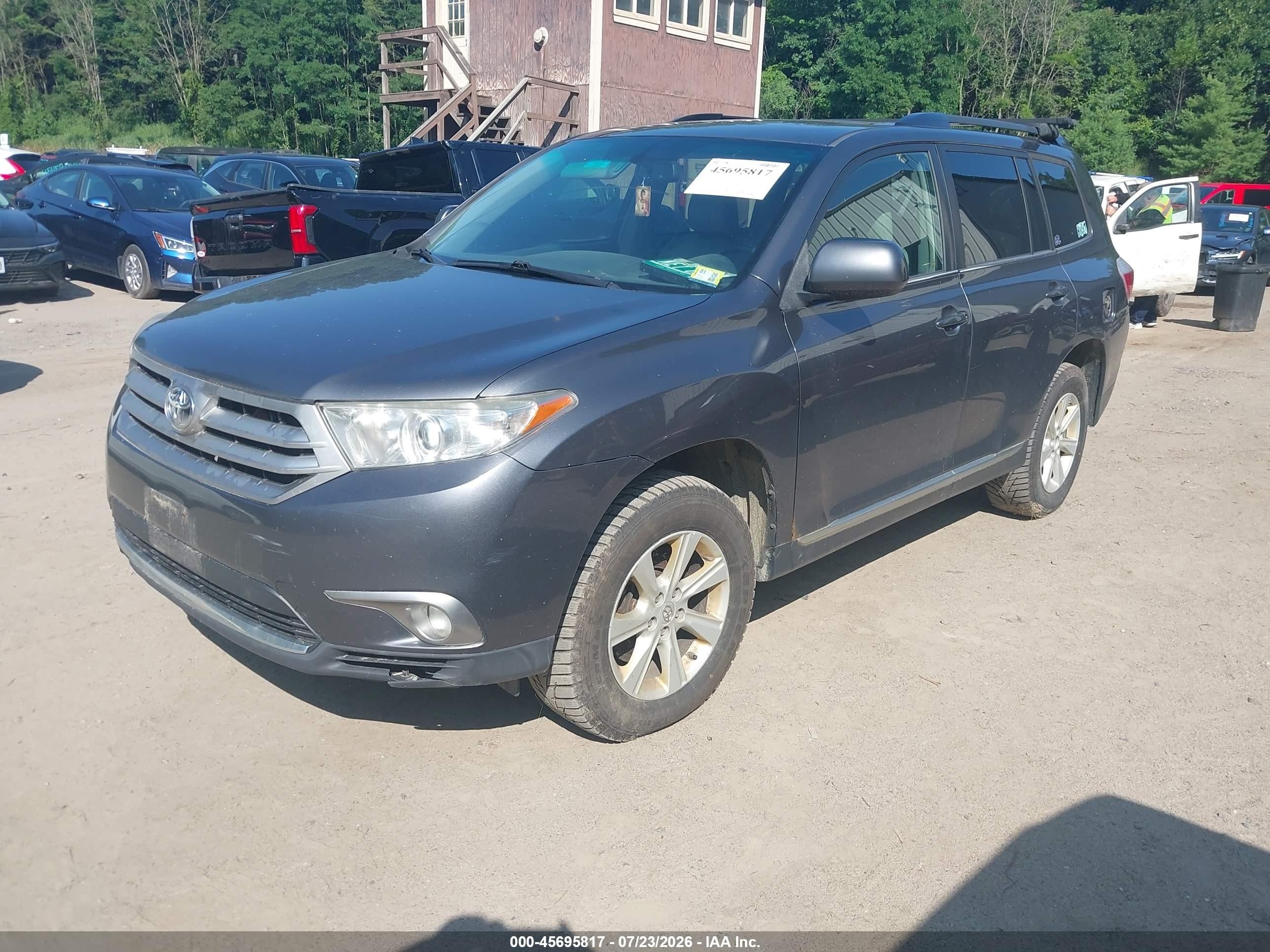 2013 Toyota Highlander Se V6 Black vin: 5TDBK3EH9DS230416