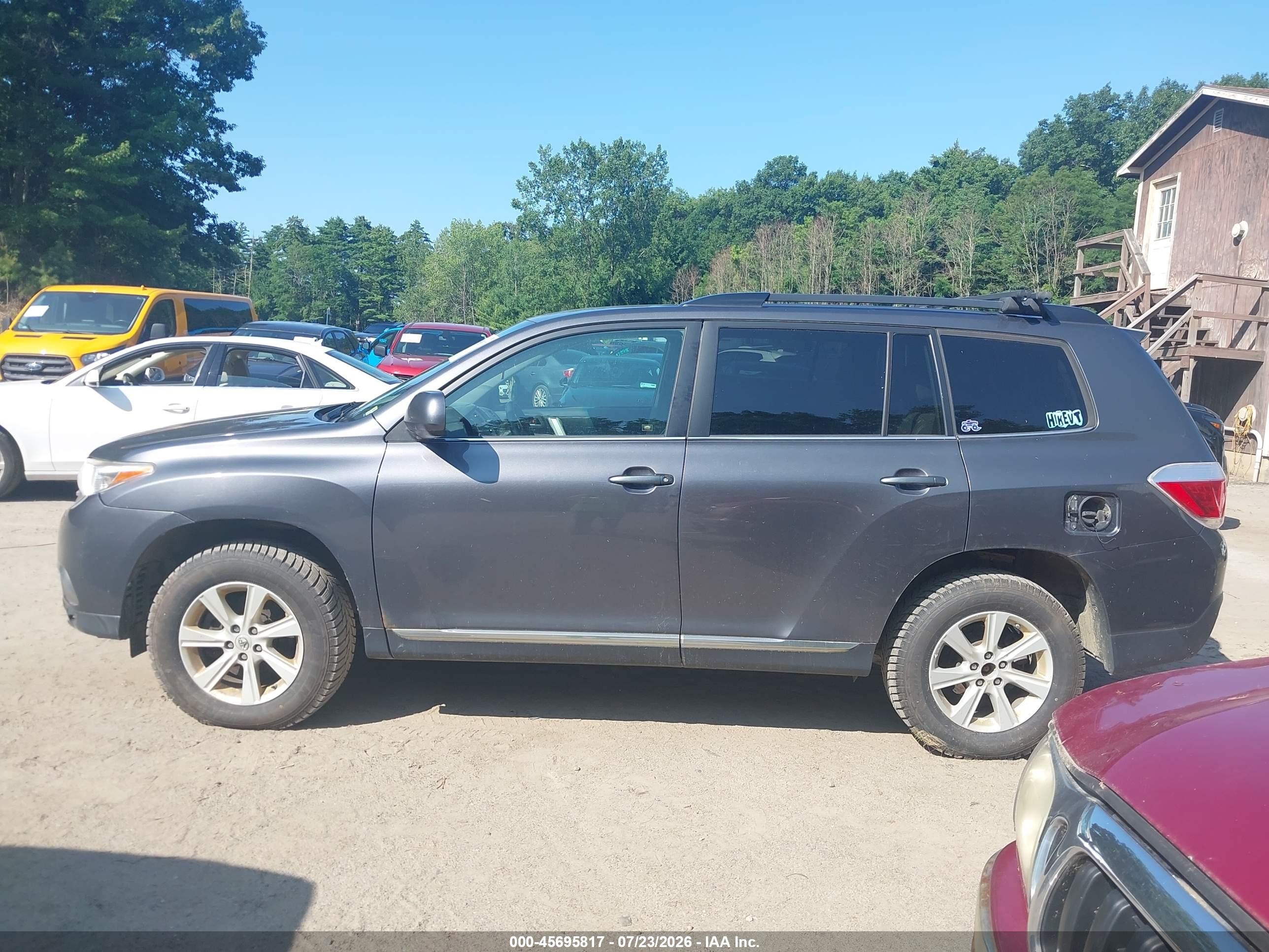 2013 Toyota Highlander Se V6 Black vin: 5TDBK3EH9DS230416