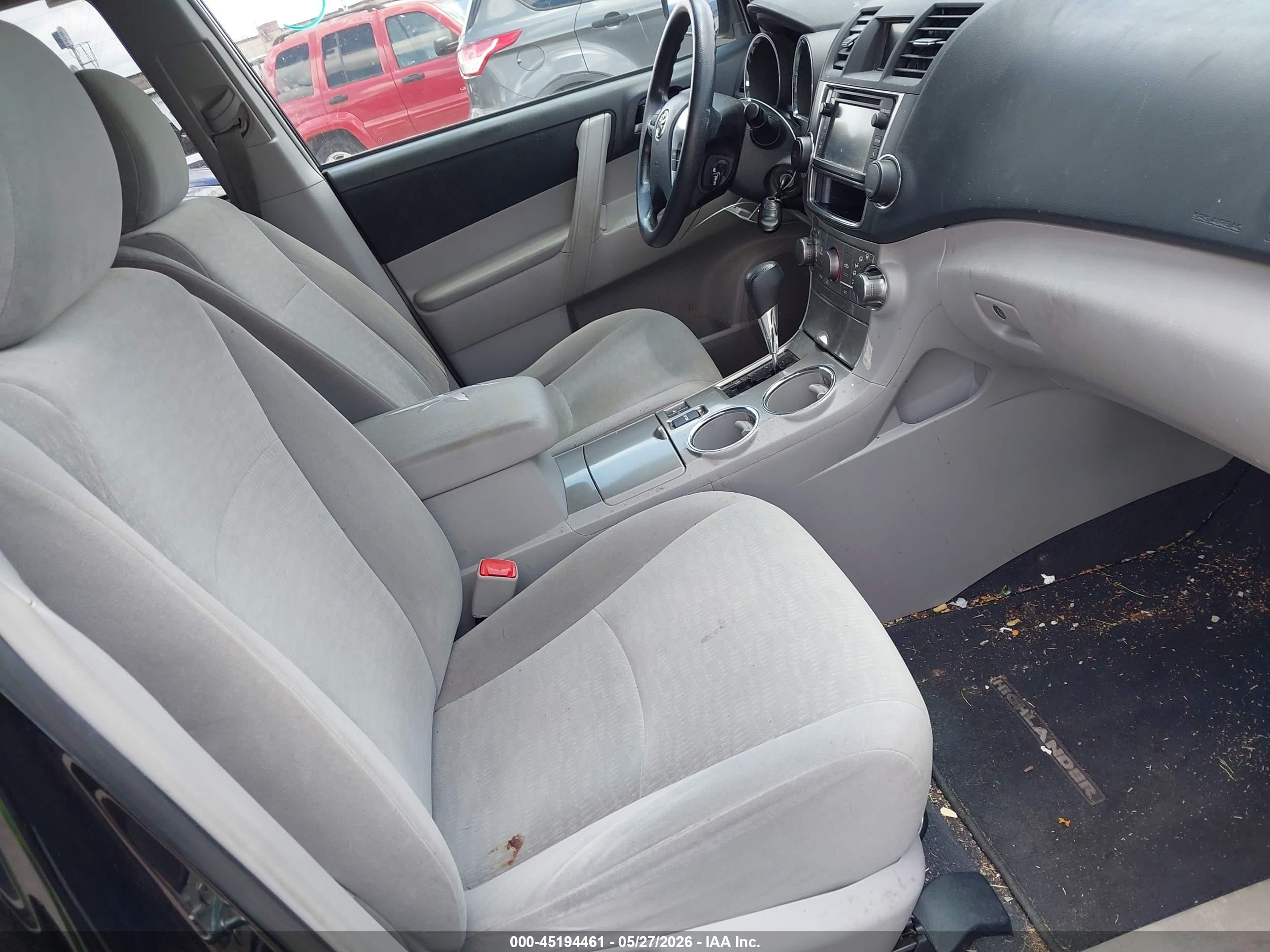 2013 Toyota Highlander Base Plus V6 Black vin: 5TDBK3EH9DS255168