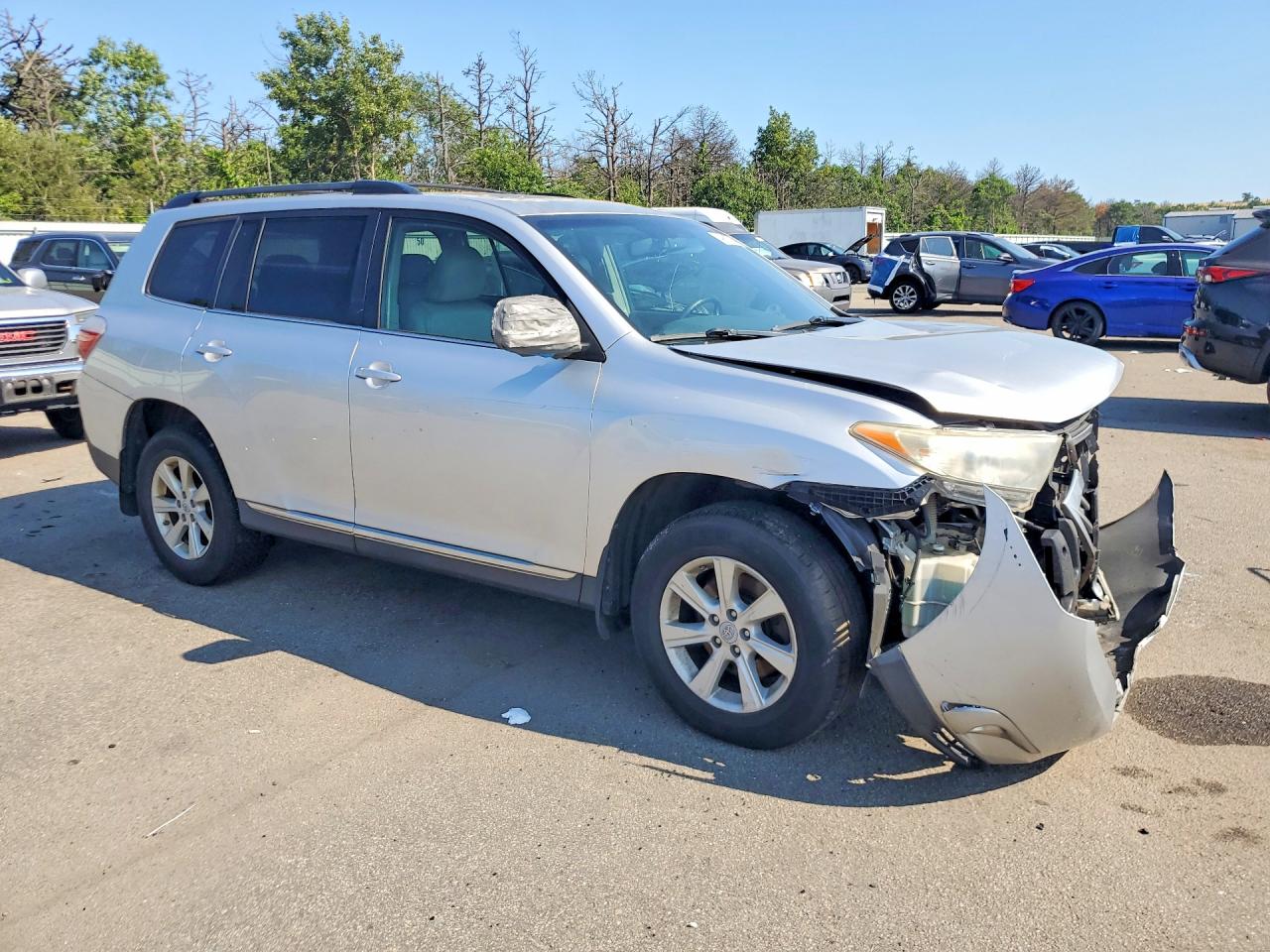 2011 Toyota Highlander Se Silver vin: 5TDBK3EHXBS069376