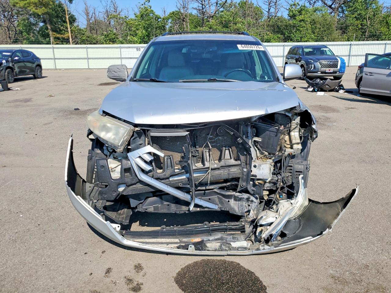 2011 Toyota Highlander Se Silver vin: 5TDBK3EHXBS069376
