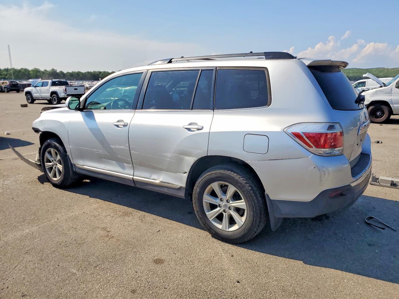 2011 Toyota Highlander Se Silver vin: 5TDBK3EHXBS069376