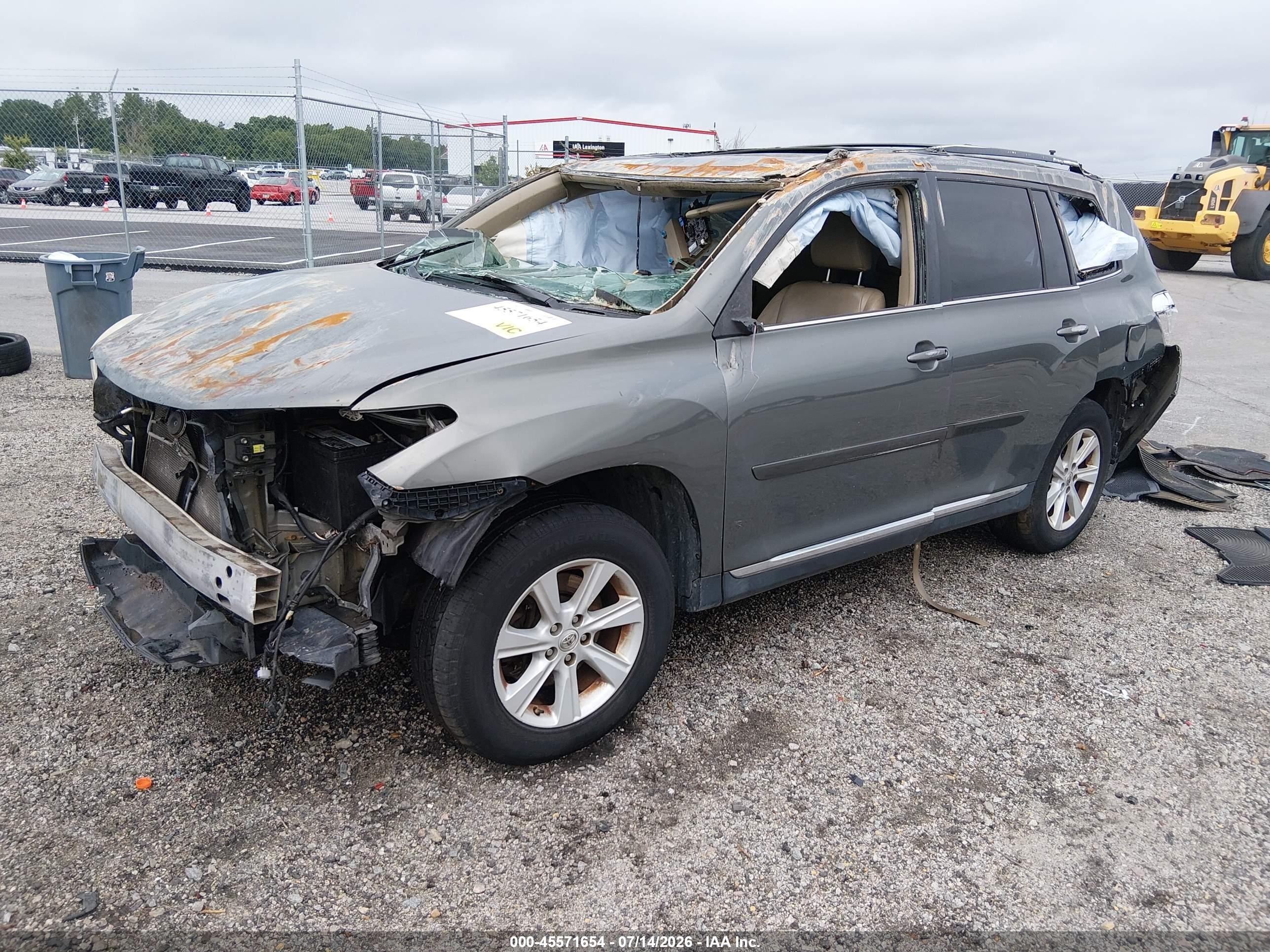 2012 Toyota Highlander Se V6 Green vin: 5TDBK3EHXCS105942