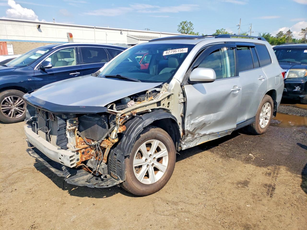 2012 Toyota Highlander Se Silver vin: 5TDBK3EHXCS107691