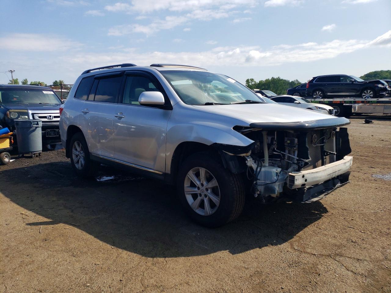 2012 Toyota Highlander Se Silver vin: 5TDBK3EHXCS107691