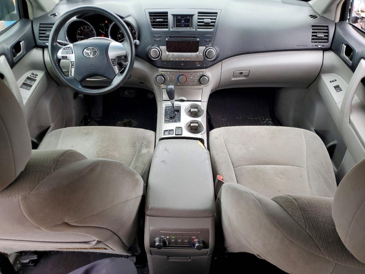 2012 Toyota Highlander Base Black vin: 5TDBK3EHXCS113202