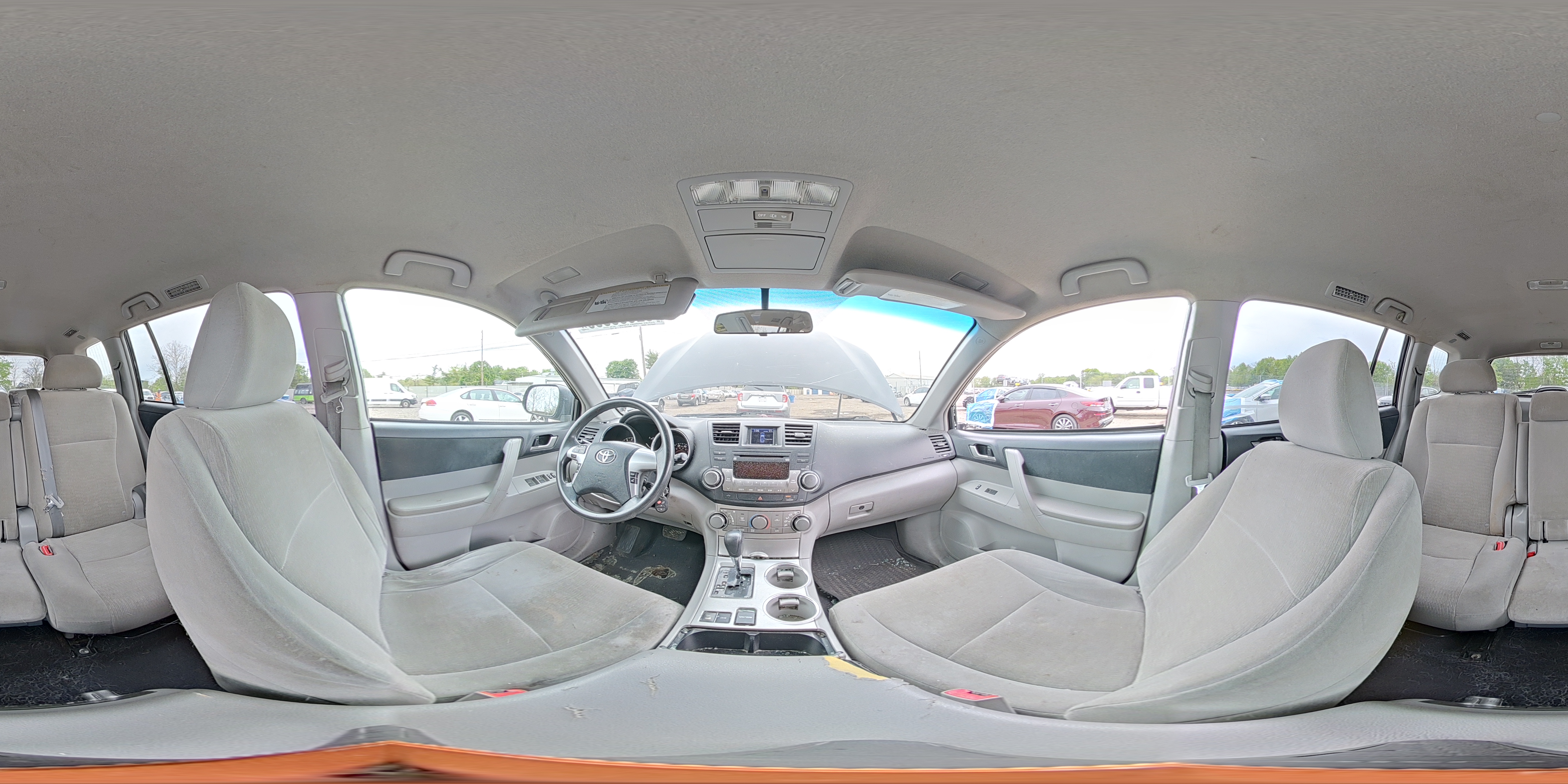 2012 Toyota Highlander Base Black vin: 5TDBK3EHXCS113202