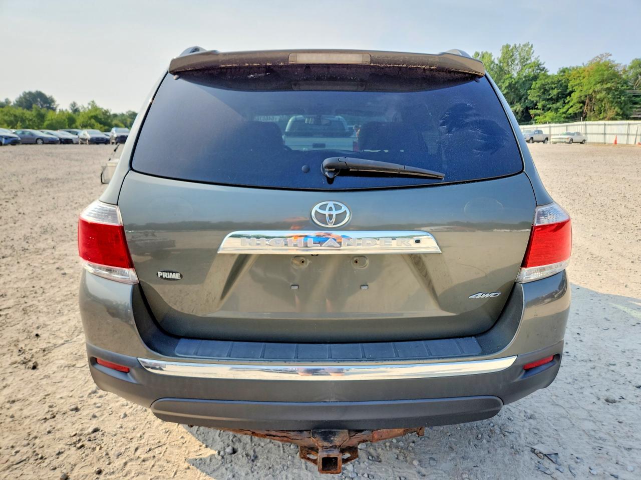 2012 Toyota Highlander Base Green vin: 5TDBK3EHXCS116200