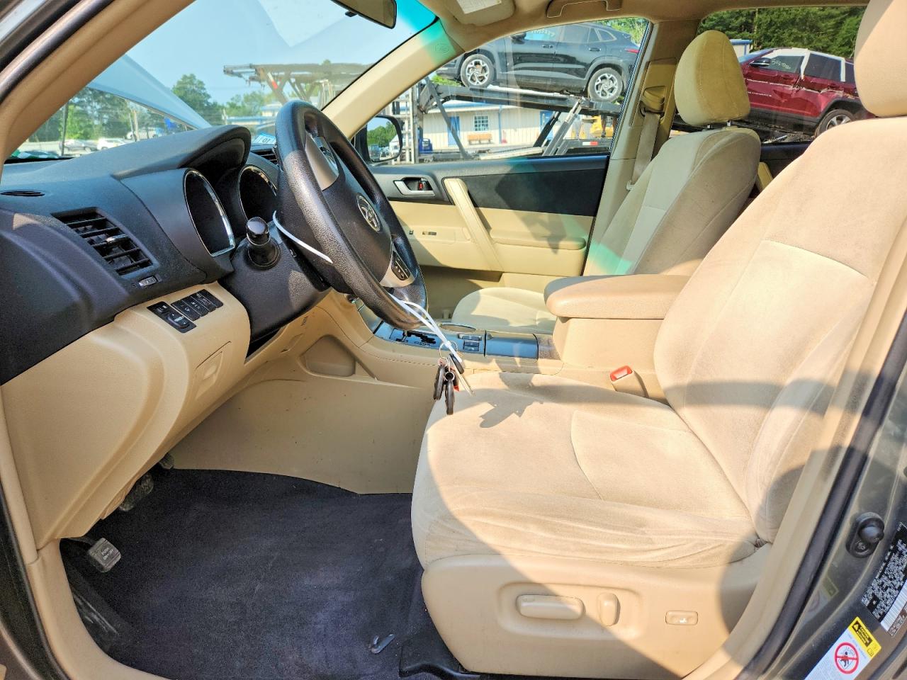 2012 Toyota Highlander Base Green vin: 5TDBK3EHXCS116200