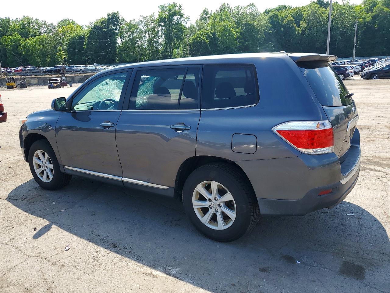 2012 Toyota Highlander Base Charcoal vin: 5TDBK3EHXCS123938